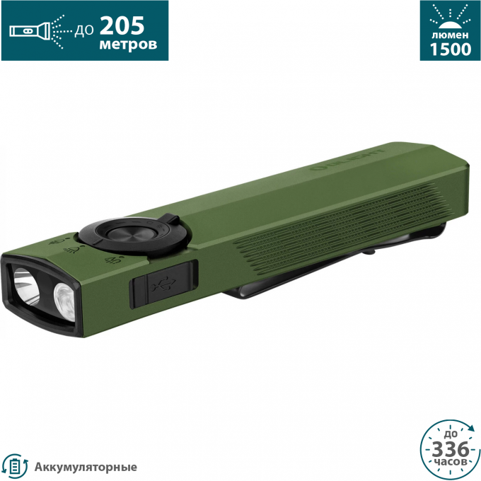 Фонарь OLIGHT ARKPRO OD Green CW 694832