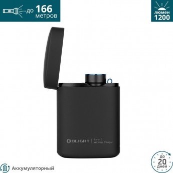 Фонарь OLIGHT BATON 3 PREMIUM EDITION BLACK